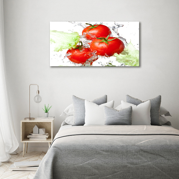 Canvas wall art Tomatoes and lettuce