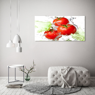 Canvas wall art Tomatoes and lettuce