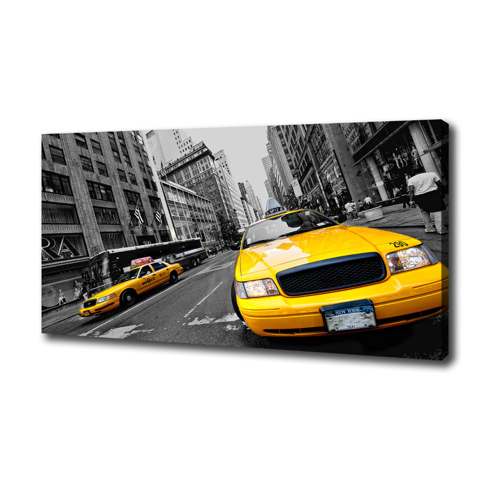 Canvas wall art New York taxis