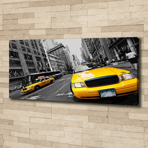 Canvas wall art New York taxis