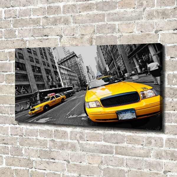 Canvas wall art New York taxis