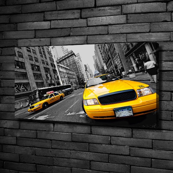 Canvas wall art New York taxis