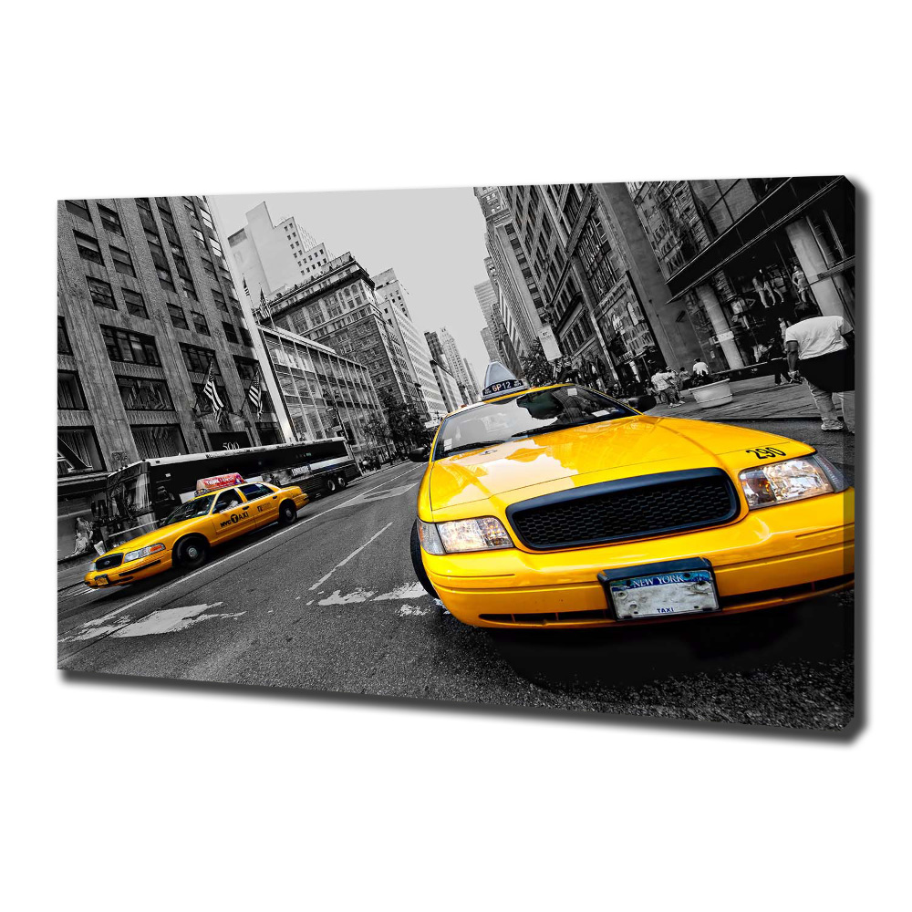 Canvas wall art New York taxis