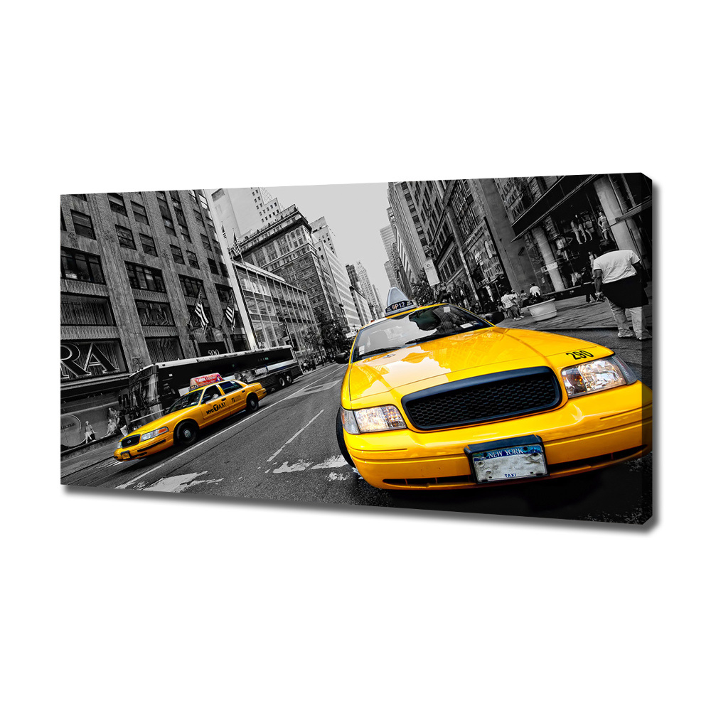 Canvas wall art New York taxis