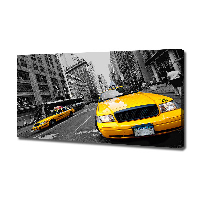 Canvas wall art New York taxis