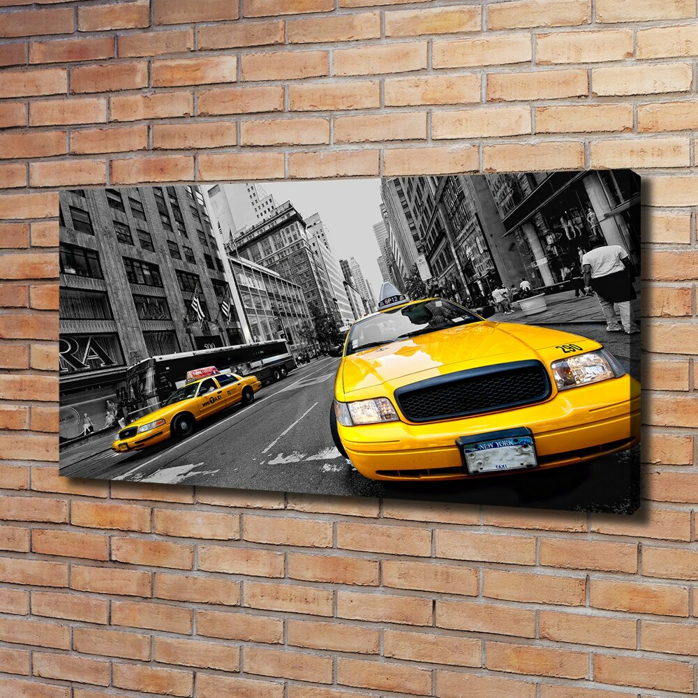 Canvas wall art New York taxis