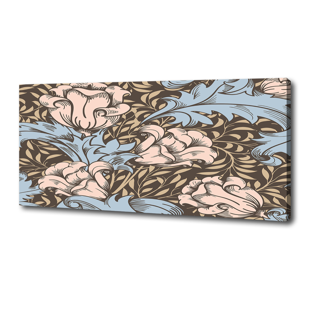 Canvas wall art Floral pattern