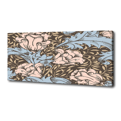 Canvas wall art Floral pattern