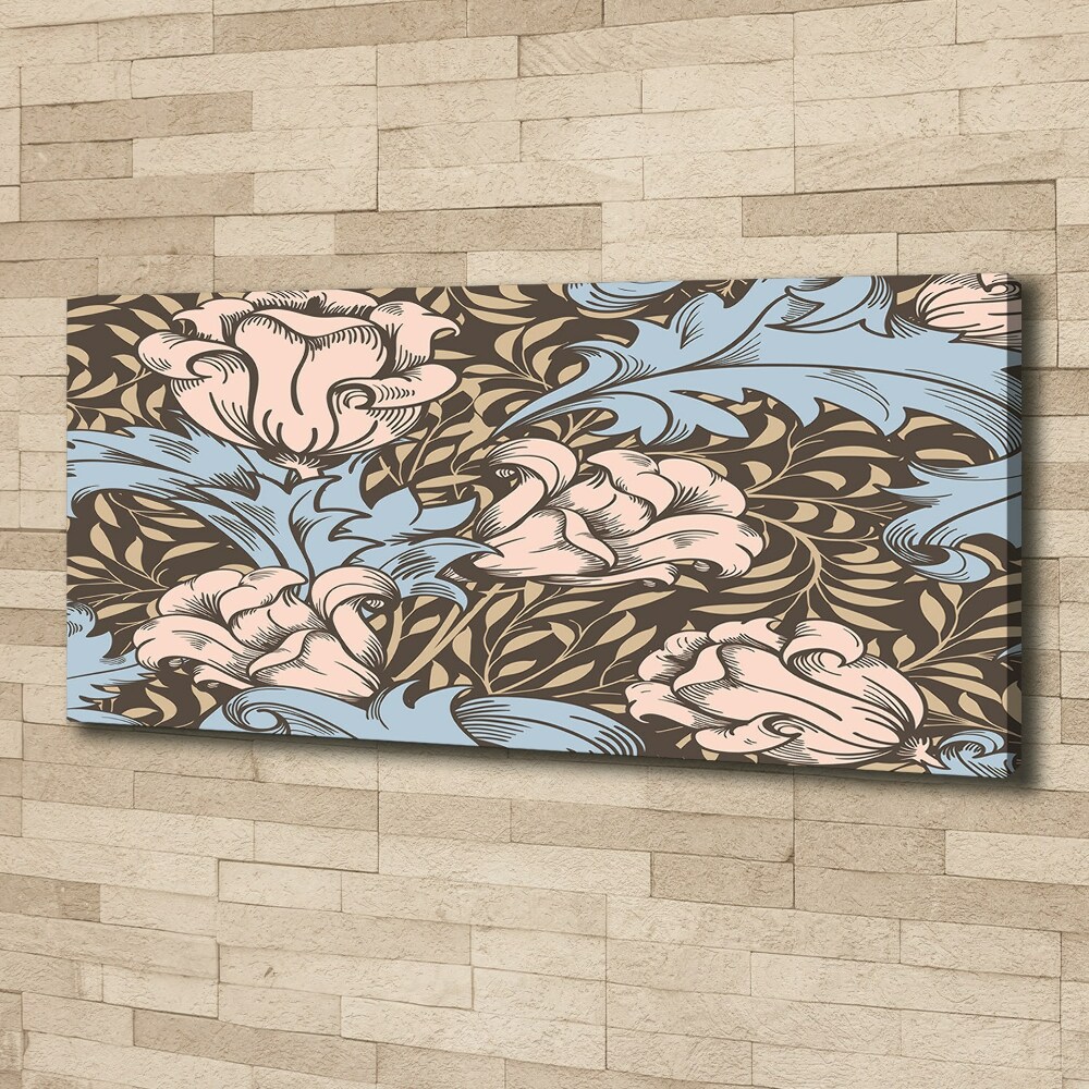 Canvas wall art Floral pattern