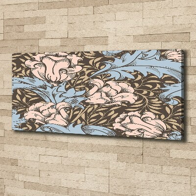 Canvas wall art Floral pattern