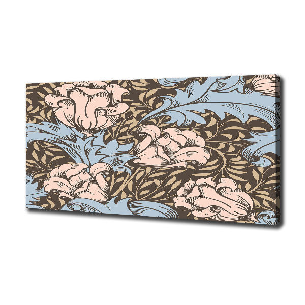 Canvas wall art Floral pattern