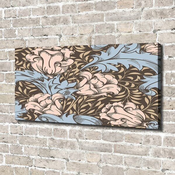 Canvas wall art Floral pattern