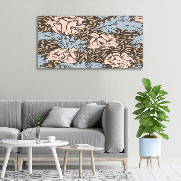 Canvas wall art Floral pattern