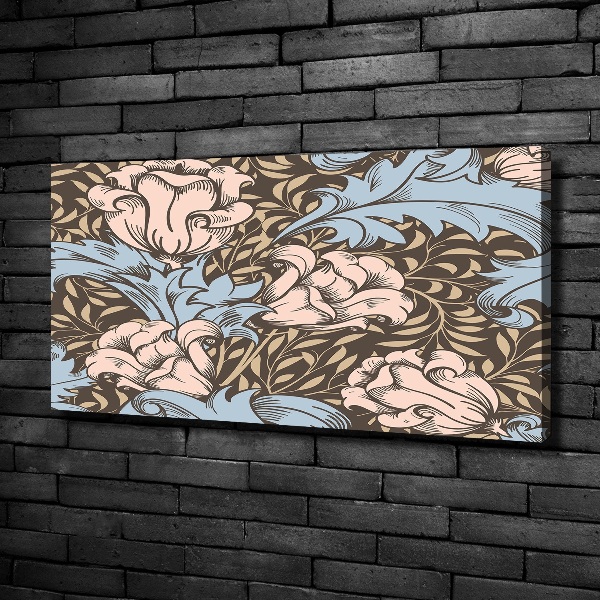 Canvas wall art Floral pattern