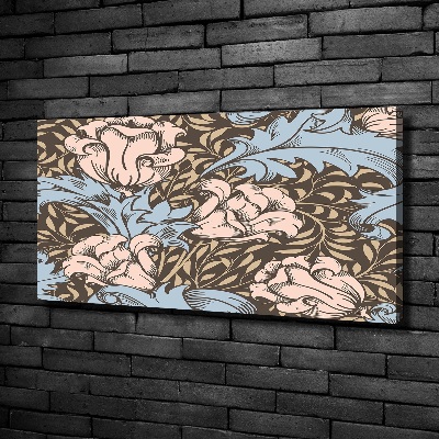 Canvas wall art Floral pattern