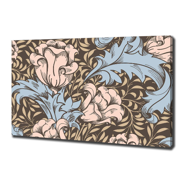 Canvas wall art Floral pattern