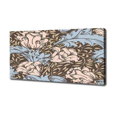 Canvas wall art Floral pattern