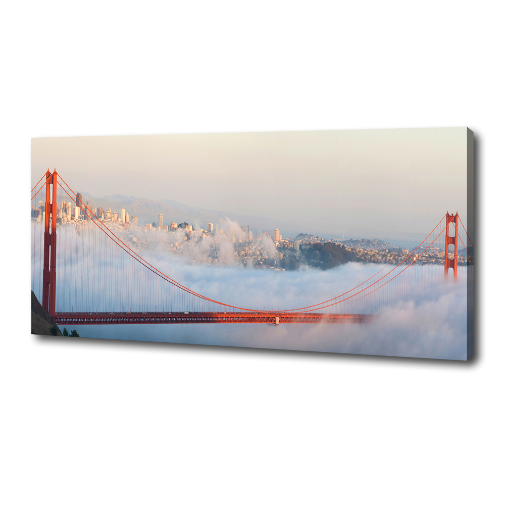 Canvas wall art San Francisco bridge