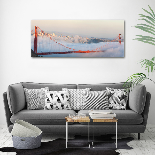 Canvas wall art San Francisco bridge