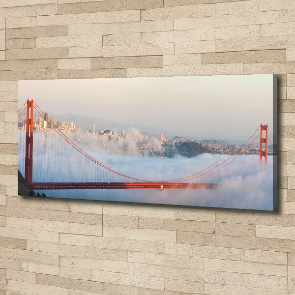 Canvas wall art San Francisco bridge