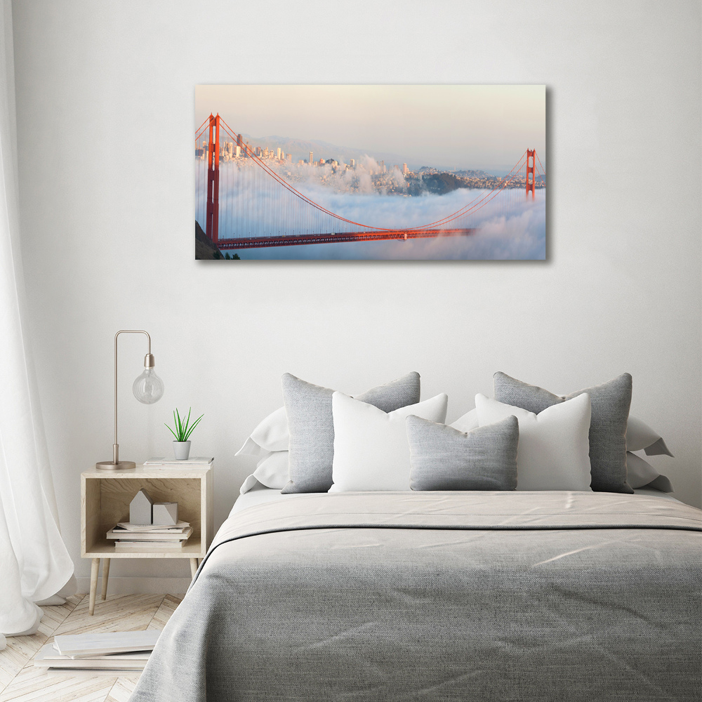 Canvas wall art San Francisco bridge