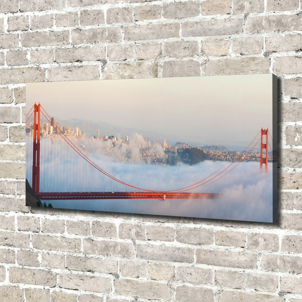 Canvas wall art San Francisco bridge