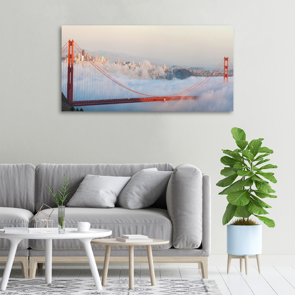 Canvas wall art San Francisco bridge