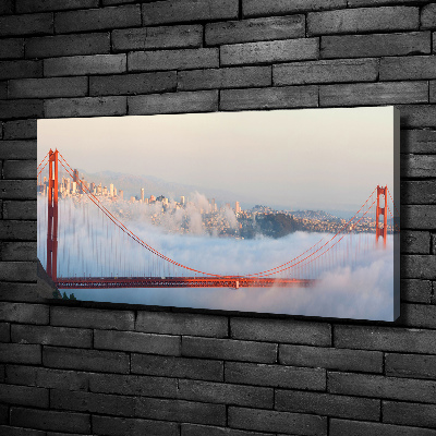 Canvas wall art San Francisco bridge