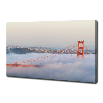 Canvas wall art San Francisco bridge