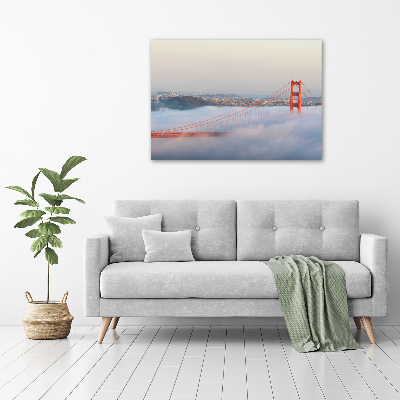 Canvas wall art San Francisco bridge