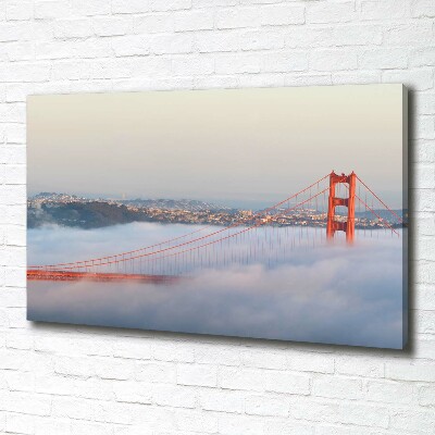 Canvas wall art San Francisco bridge