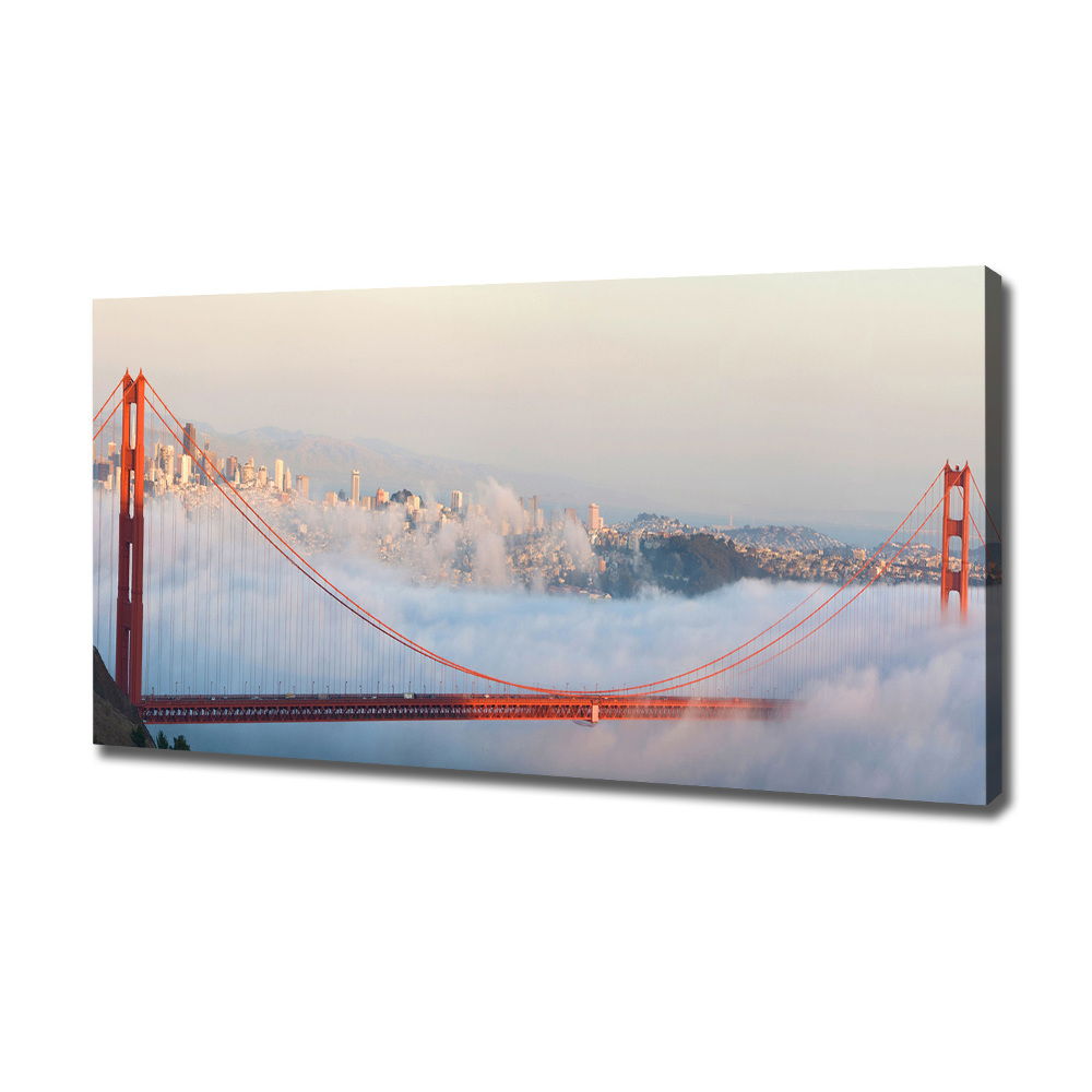 Canvas wall art San Francisco bridge