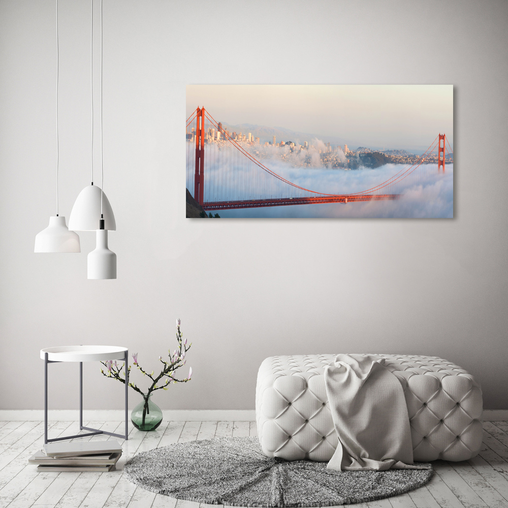 Canvas wall art San Francisco bridge