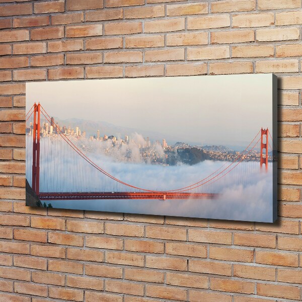 Canvas wall art San Francisco bridge