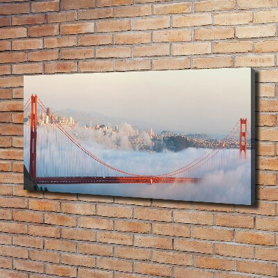 Canvas wall art San Francisco bridge