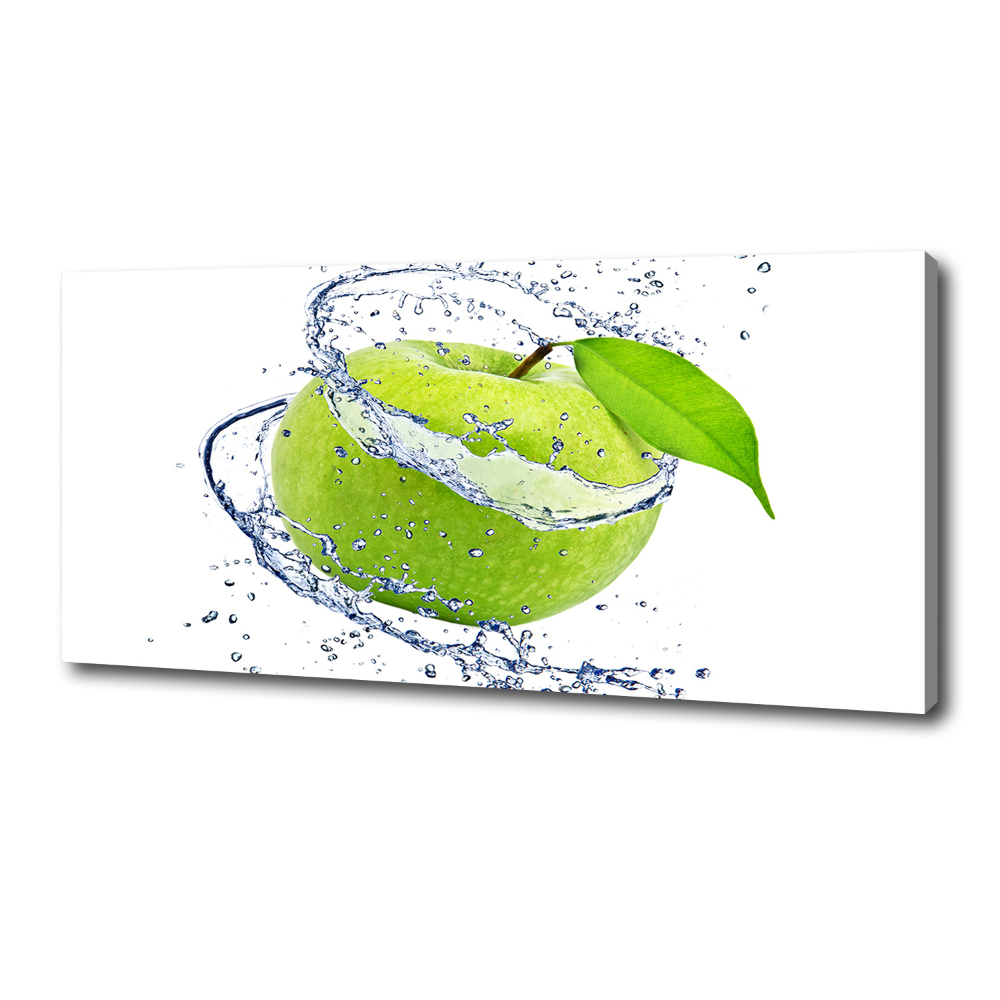 Canvas wall art Green apple