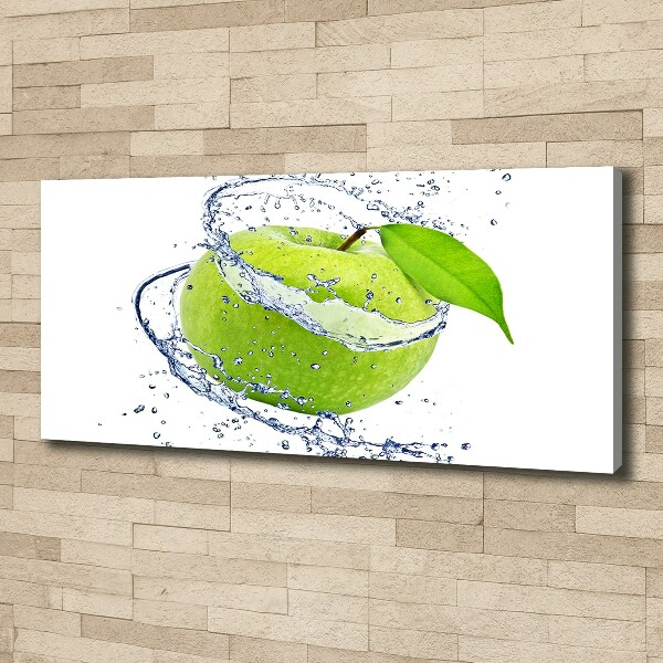 Canvas wall art Green apple