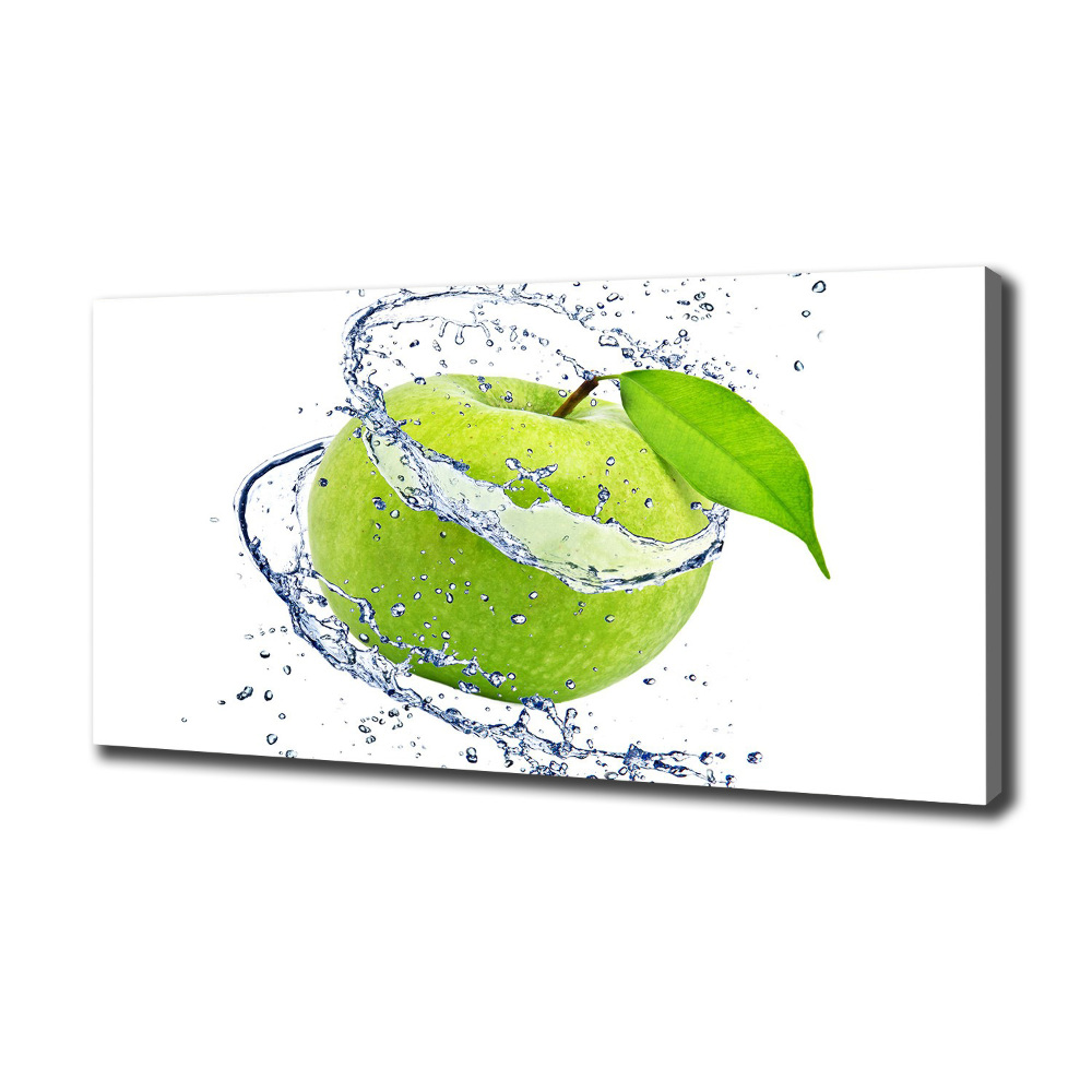 Canvas wall art Green apple