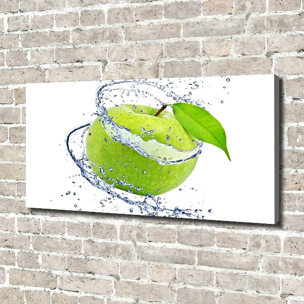 Canvas wall art Green apple