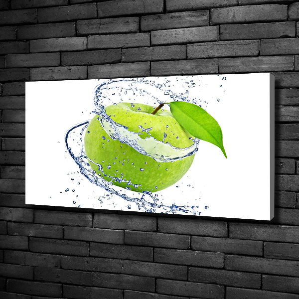 Canvas wall art Green apple