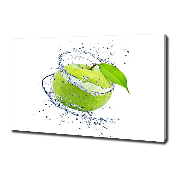 Canvas wall art Green apple