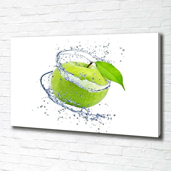 Canvas wall art Green apple