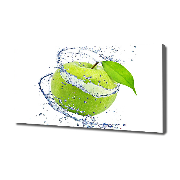 Canvas wall art Green apple