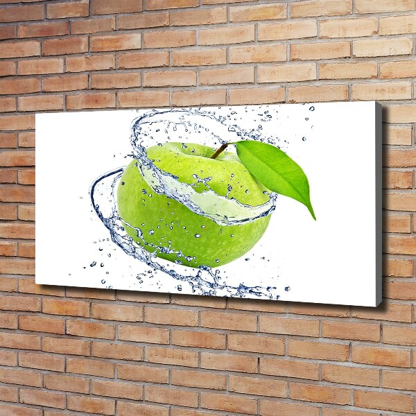 Canvas wall art Green apple