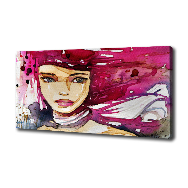 Canvas wall art Abstraction woman