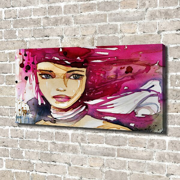 Canvas wall art Abstraction woman