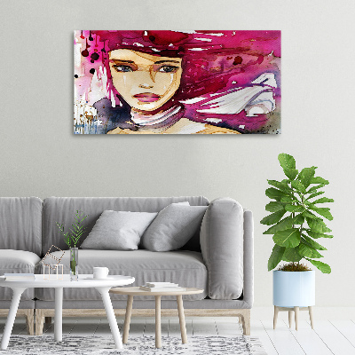 Canvas wall art Abstraction woman