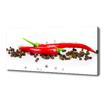 Canvas wall art Chilli and pepper