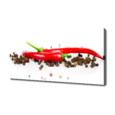 Canvas wall art Chilli and pepper