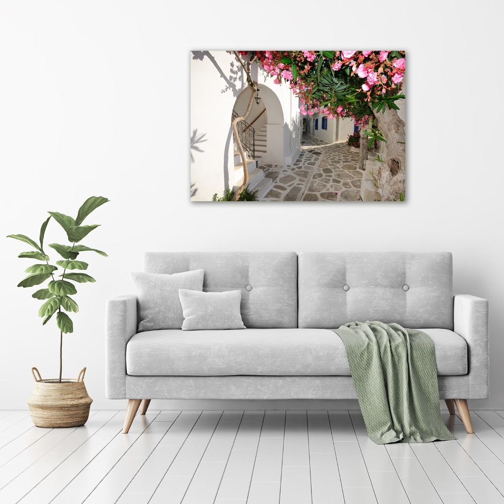 Canvas wall art Charming streets